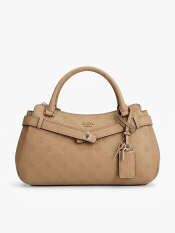 Borsa GUESS a mano con logo in rilievo
